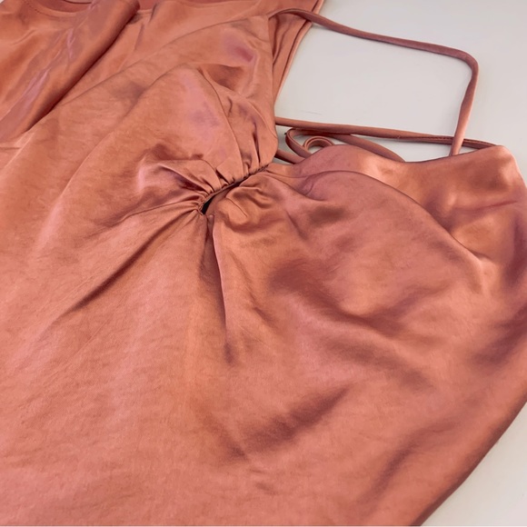 REVOLVE Camila Coelho Arnoldo Midi Dress in Rust Size S - Picture 5 of 8